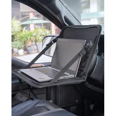 Imagem de JOYTUTUS Suporte de volante 3 em 1 atualizado (16,1" x 25,7", mesa de laptop para banco traseiro para carro, bolsa multifuncional para escritório, mesa de trabalho para carro, organizador de carro para crianças, viajantes, família