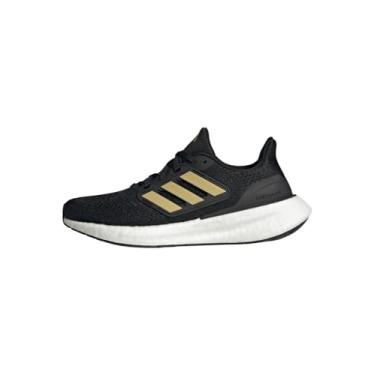 Imagem de Tênis Adidas Pureboost 23 Feminino Preto e Dourado