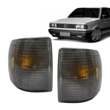 Imagem de Par Pisca Lanterna Dianteira Vw Gol Parati Saveiro 1991/1994 Quadrado 
