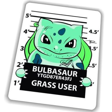 Imagem de Mouse Pad Plano Pokemón Grades - JDM, Bulbassaur