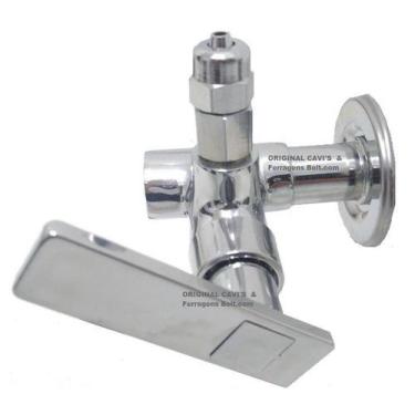 Imagem de Adaptador metal com registro para purificador 1/4" - cavis