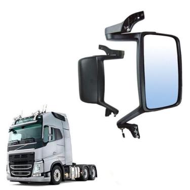 Imagem de Espelho Retrovisor Volvo Fh Fm 2010 2011 Ld Sem Desembaçador - Globo