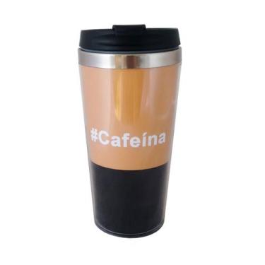 Imagem de Copo Térmico Personalizado Café - Kazape, 450 ml, Preto