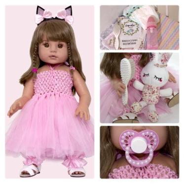 Imagem de 100% Silicone Bailarina Banho Enxoval Fada Madrinha Reborn