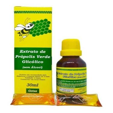Imagem de 4 Extrato Propolis Verde 30ml Sem Álcool - Miromel