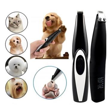 Imagem de Máquina Tosar Pêlos Patas orelha Cães E Gatos Pets S/fio - ZEM