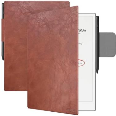 Imagem de Aippdo Capa para tablet Notável Paper Pro de 11,8 polegadas, tablet de papel colorido (lançado em 2024), design fólio com ímã Bulit, capa de couro, com função despertar/hibernar automática.