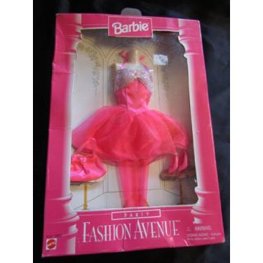 Imagem de Barbie Vestido de festa rosa choque Fashion Avenue da Mattel