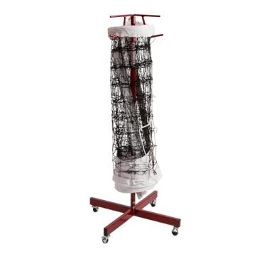 Imagem de Tandem Sport Rack de armazenamento de rede única vermelha (comporta 1 rede de vôleibol)