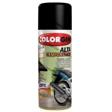 Imagem de Spray colorgin alta temperatura preto fosco 300ml 5722