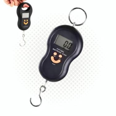 Imagem de Balança Digital de Gancho Para Mala e Peixe até 50kg - FSS Variedades