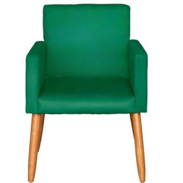 Imagem de Poltrona para Sala de espera Cadeira Decorativa Estofada Resistente Es