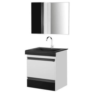 Imagem de Gabinete de Banheiro com Espelheiro Kit Natal 50cm - Boatto Móveis , B