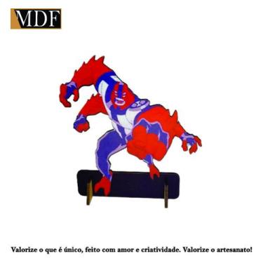 Imagem de Totem de Mesa Personagem 4 Menino 10 12cm Displays Aniversário Mdf Ade