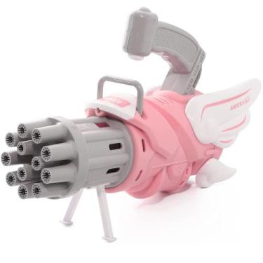 Imagem de Bubble Machine Soap Brinquedo Bolhas De Sabão Elétrico - DAP, Rosa