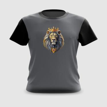 Imagem de Camiseta Camisa Leão Rei da Selva - Fabriqueta, M