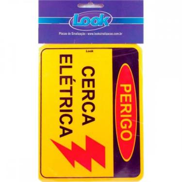 Imagem de Placa Sinalizacao 15X20 Cerca Eletrica - Kit C/5 CA - LOOK