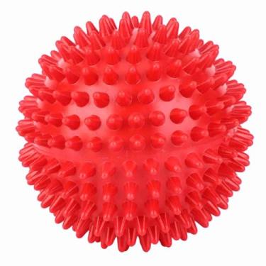 Imagem de Rolo de Massagem Plástica Bolas Espetadas Fitness Fitness Relax Ferramenta de Design Confortável Alvos de Pressão Adequados para Atletas Corredores (Pequeno 7,5 cm)