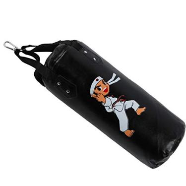 Imagem de Saco de Areia de Boxe Infantil, Equipamento de Treinamento de Sacos de Areia Pendurado Em Couro PU para Sanda Muay Thai (60cm)