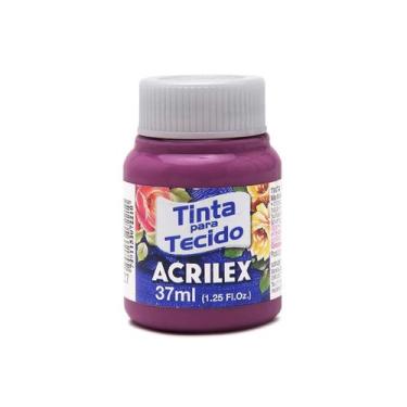 Imagem de Tinta Para Tecido Acrilex Fosca 37ml Escolha a Cor, 998 - AMORA