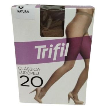 Imagem de Meia Calça Clássica Europeu Fio 20 Natural Grande - Trifil