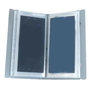 Imagem de Álbum, Álbum de ingressos de concerto para ingressos 80 bilhetes 22 x 12 cm transparente PP Ticket Stub Album, suporte de bilhete de proteção compacto para shows, passagens aéreas e mais