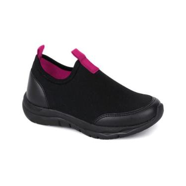Imagem de Tenis worldcolors kids infantil, 35, Preto, Rosa