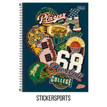 Imagem de Caderno Universitário 1 Matéria D+ Tilibra 96 Folhas Capas Masculinas 