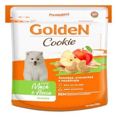 Imagem de Biscoitos Golden Cookie Cães Filhotes  Maçã E Aveia