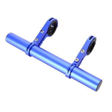 Imagem de Vaveren Lanterna de lanterna de extensão de bike backet de retenção de 20 cm de velocidade do medidor de velocidade do suporte do guidão, Azul