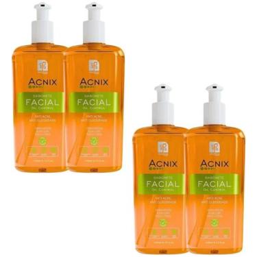 Imagem de SABONETE FACIAL ANTI ACNE ACNIX 140ml NATUFLORES 4un