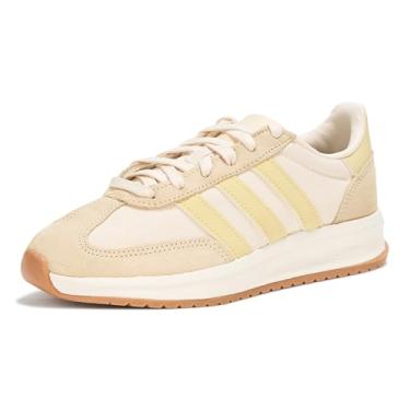 Imagem de adidas Tênis feminino Run 70s 2.0, Branco Maravilha/Amarelo Pó/Baunilha Quente, 41