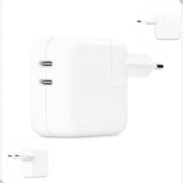 Imagem de Carregador De Parede Turbo 35w - Entrada Usb-c Dupla - DE IMPORT