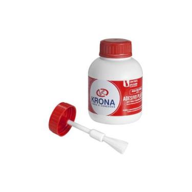 Imagem de Cola Pvc Tubos Conexões Adesivo Plástico C Pincel Krona 175g