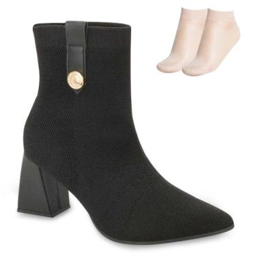 Imagem de Bota Cano Curto Bebecê e Meia Bc25-t43382