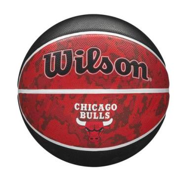 Imagem de Bola Basquete Wilson NBA Chi Bulls Unissex WTB1500XBCHI, Vermelho, Pre