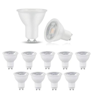 Imagem de 10 Lâmpada Led Dicróica Mr16 3000k Cor Branco Quente Save Energy 