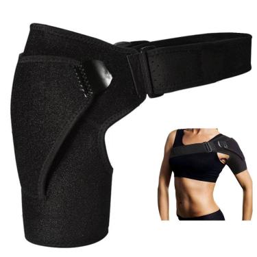 Imagem de Ombreira Ortopedica Compressao Protege Ombro Ajustavel Fisioterapia Alivia dor Lesao Tensao Muscular Articulaçao