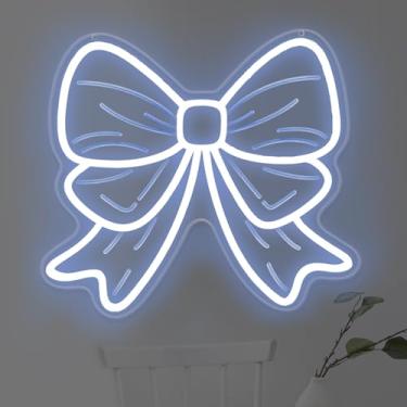Imagem de Placa de neon com arco – Sinal de luz LED com arco para decoração de parede, decoração de quarto de meninas, arcos de árvore de Natal e decoração de salão de beleza, placa de luz neon para decoração