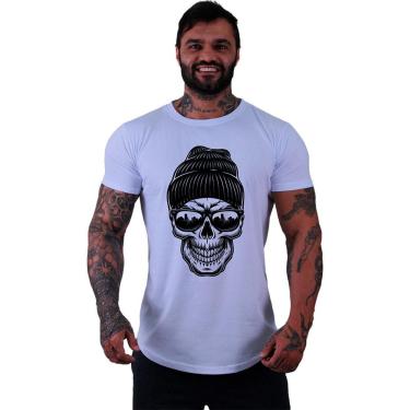 Imagem de Camiseta Longline MXD  Caveira De Gorro Masculina-Masculino
