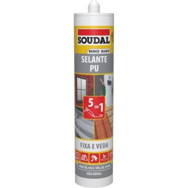 Imagem de PU Uso Geral Branco Selante Adesivo 445 Gramas - 154679 - SOUDAL BRASI