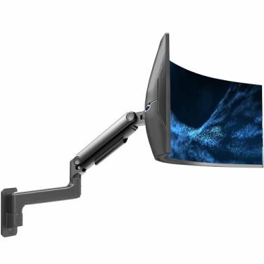 Imagem de VIVO Suporte de parede de contrapeso para monitor ultrawide premium para telas de 40 polegadas de até 20 kg, movimento total, VESA máximo 100 x 100, preto, MOUNT-V100E