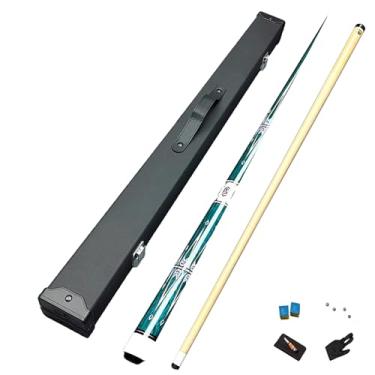 Imagem de Taco de Sinuca Profissional CQBXRD - Meia Estrutura Canadense em Maple, Comprimento 147cm (58in), Cabeça 11.5mm e 13mm (B Tacos de bilhar e acessórios+ barril box, 13mm)