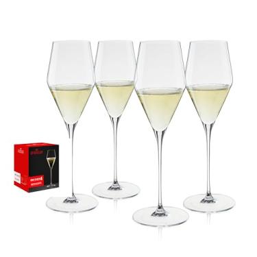 Imagem de Spiegelau Conjunto de 4 taças de champanhe Definition - taças de vinho de cristal feitas na Europa, laváveis na lava-louças - 255 g