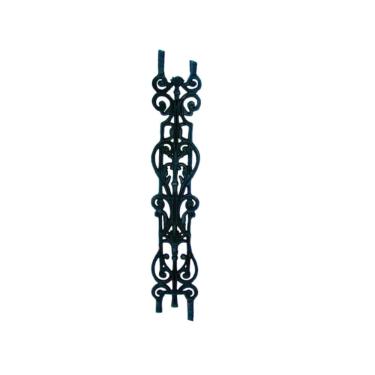 Imagem de Grade Ferro Fundido Imperial 2 Grau Varanda Sacada 85X16Cm