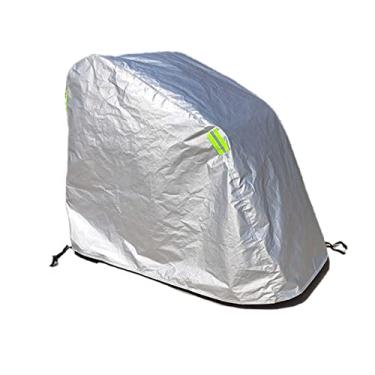 Imagem de BOOFIRE Capa Para Cadeira De Rodas Com Forro Veludo Espesso E À Prova D'Água, Scooter Mobilidade Ao Ar Livre, Acessórios Elétricos Viagem Bolsa Transporte Grátis (Preto-Gg)
