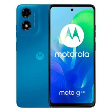 Imagem de Smartphone Motorola Moto G04s 256GB 4GB RAM Tela 6.56 Dual Chip Azul