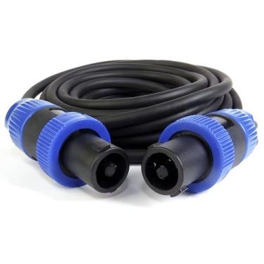 Imagem de Cabo Speakon Speaker Macho Para Amplificadores Caixas De Som 10 Metros