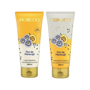Imagem de Kit de Banho Fiorucci Flor de Maracujá - Sabonete e Hidratante