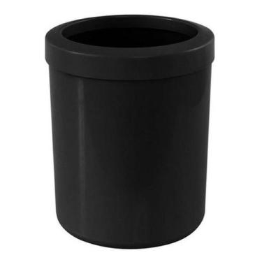 Imagem de 02 Lixeira Com Aro Em Plástico 12 Litros Cb38 Escolha A Cor - JSN